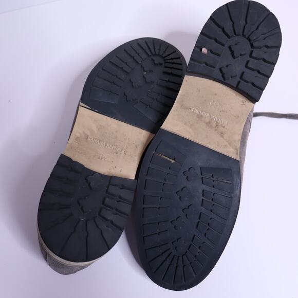 BANANA REPUBLIC Arley Suede Boot Taupe Grey OrthoLite Desert Lace Up Men's 12M - Picture 7 of 8